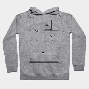 Paper Sizes Hoodie